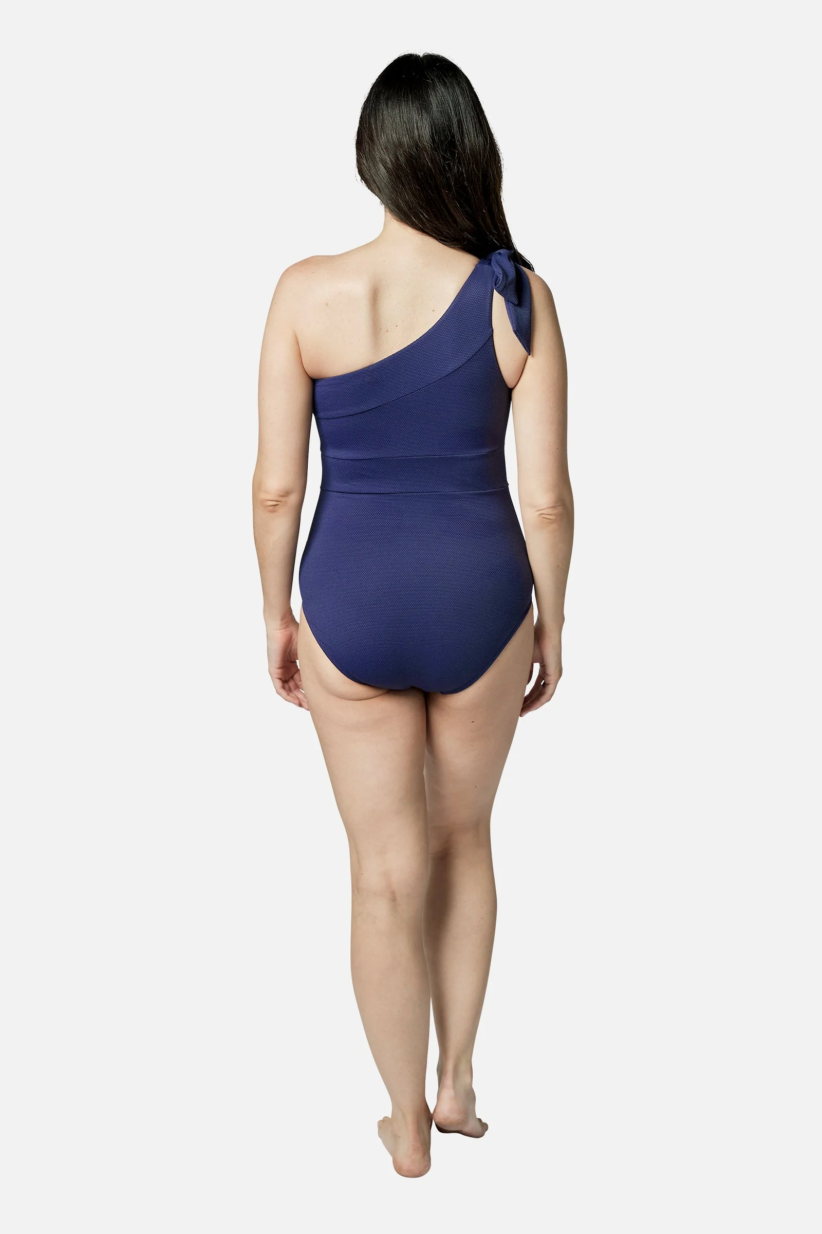 Classic One Shoulder NAVY TEXTURE - Image 6