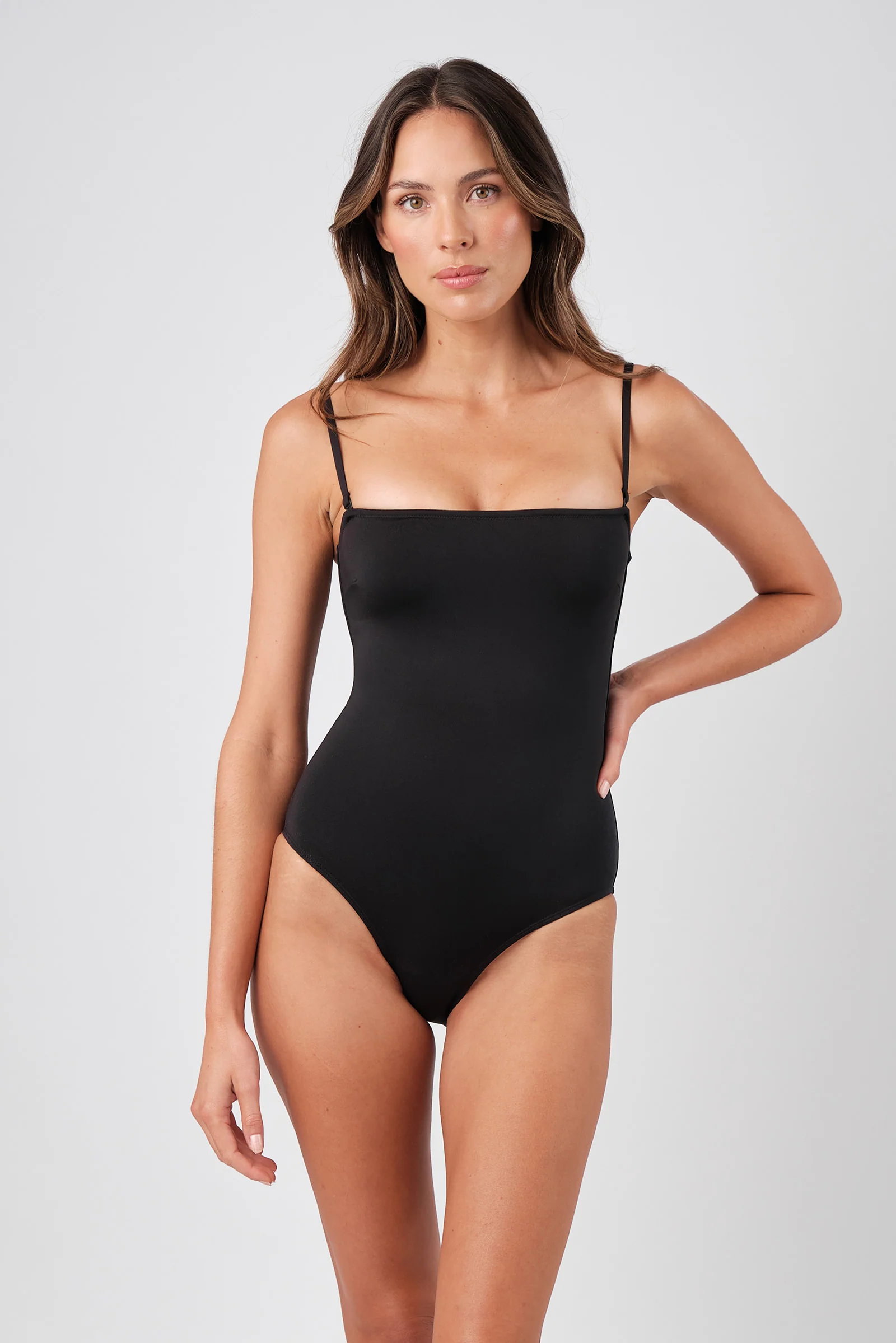 Classic Strapless One Piece BLACK - Image 5