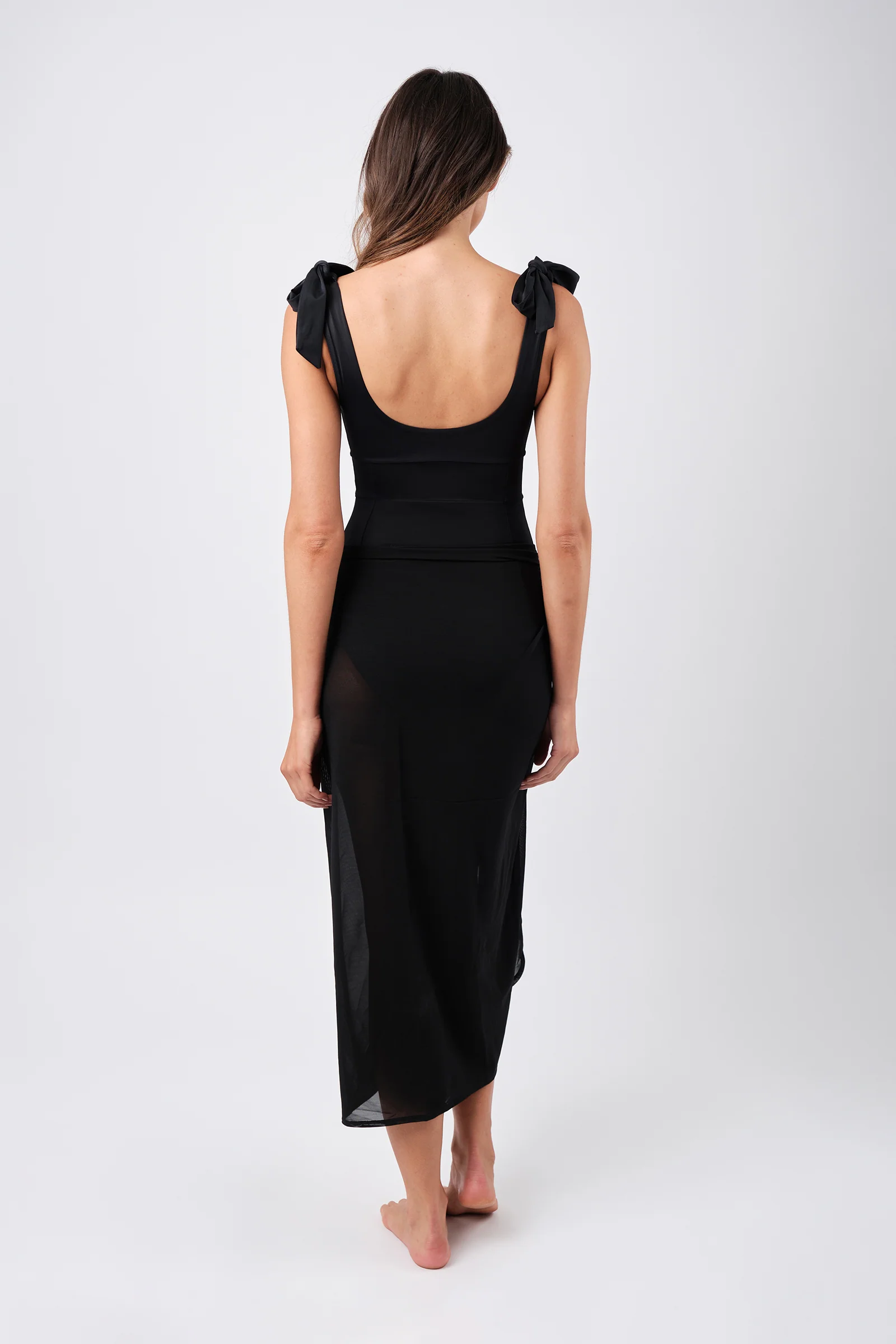 Midi Mesh Sarong BLACK - Image 3