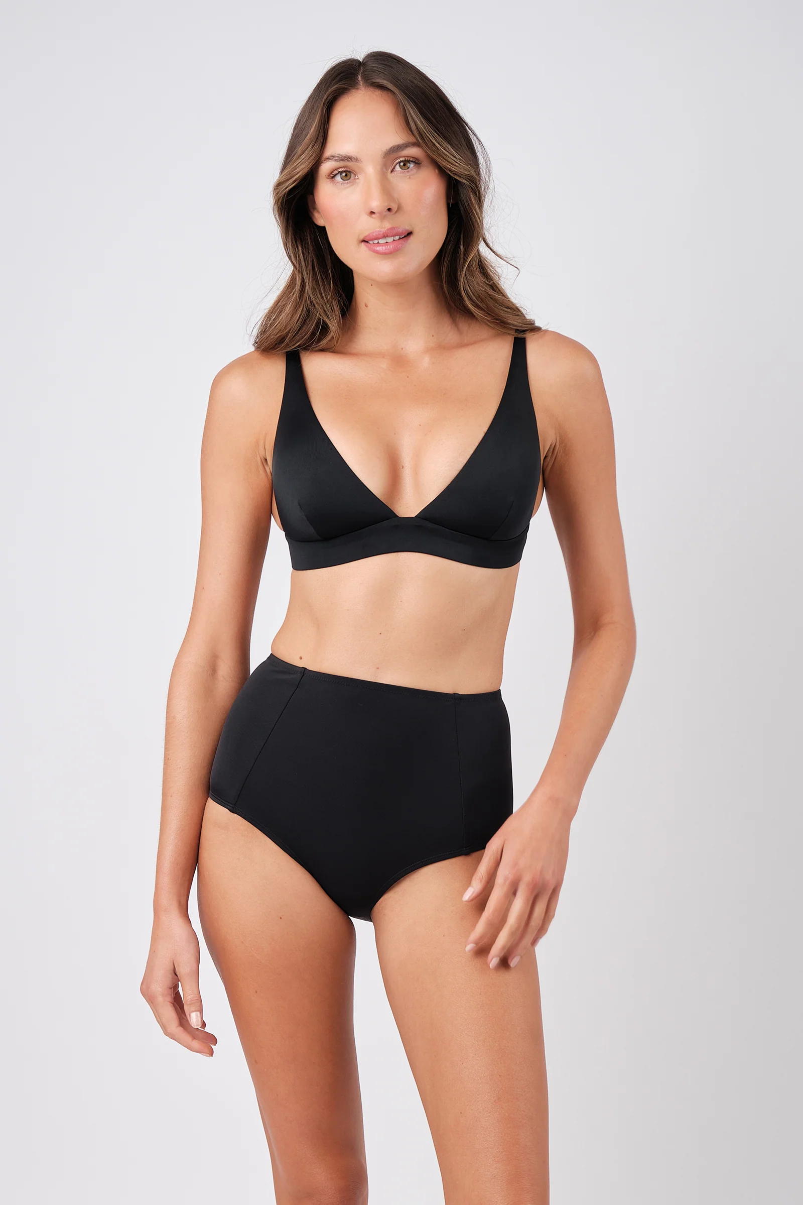 Never Say Never Bikini Bralette BLACK - Image 3