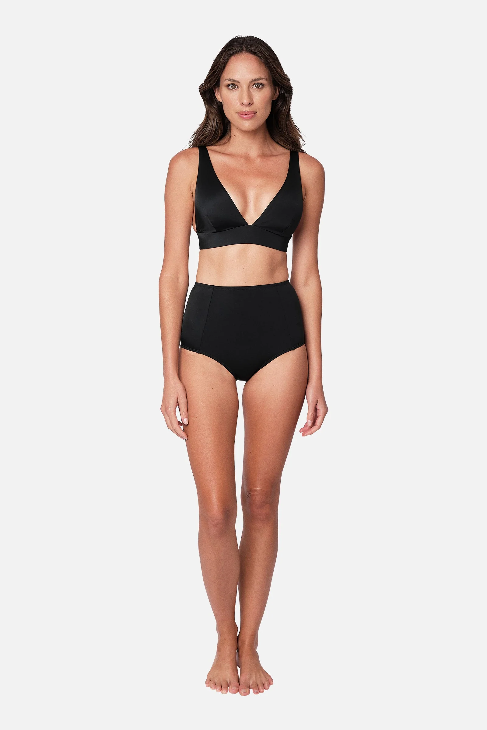 Never Say Never Bikini Bralette (DD-F Cup) BLACK - Image 12