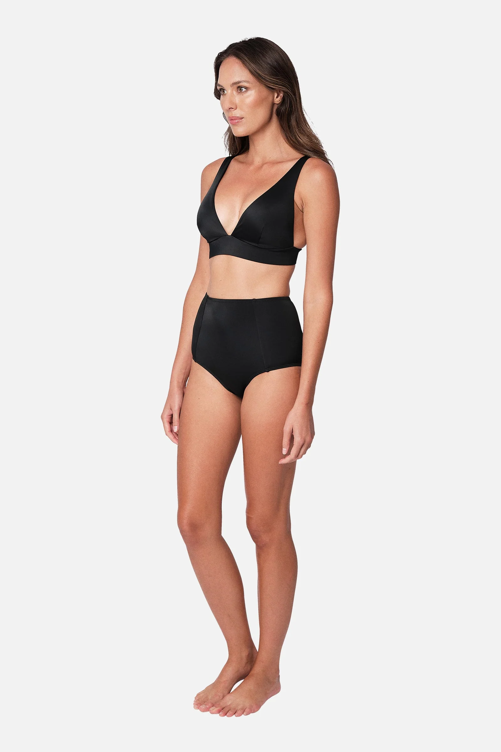 Never Say Never Bikini Bralette (DD-F Cup) BLACK - Image 13