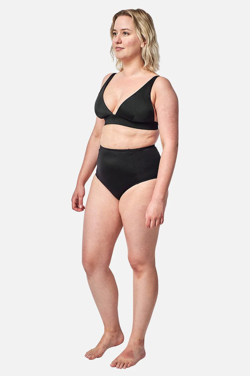 Never Say Never Bikini Bralette (DD-F Cup) BLACK - Image 4