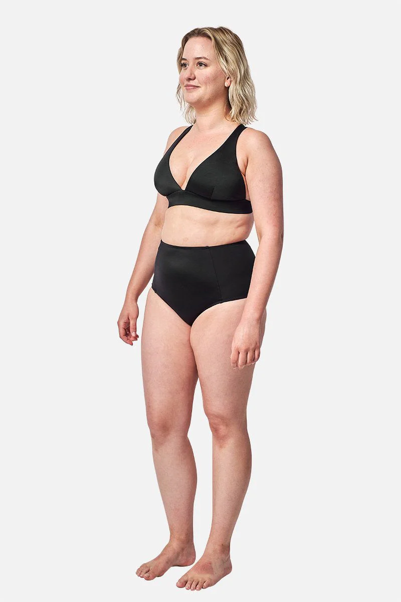 Never Say Never Bikini Bralette (DD-F Cup) BLACK - Image 7