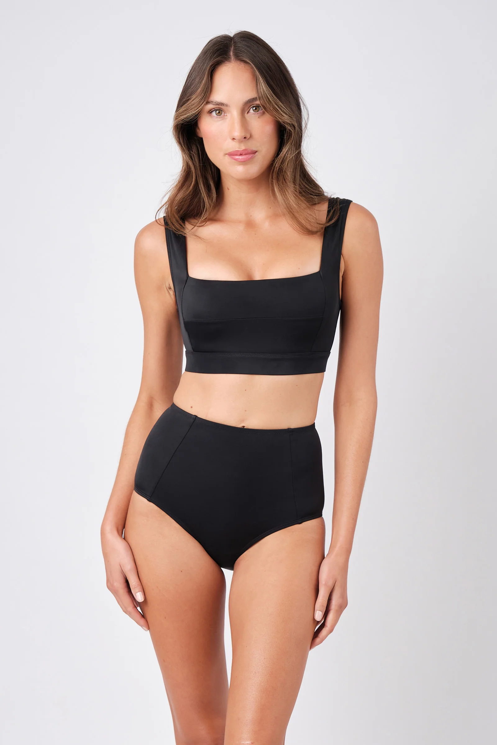 Never Say Never High-Waisted Bikini Bottom BLACK - Image 8